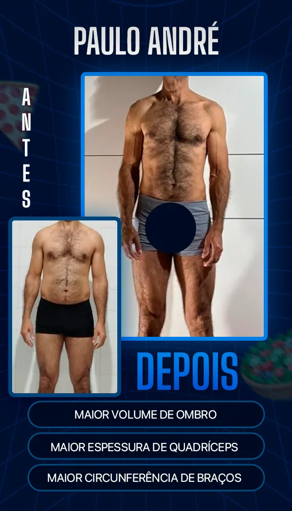Antes e depois de aluno do BM Team