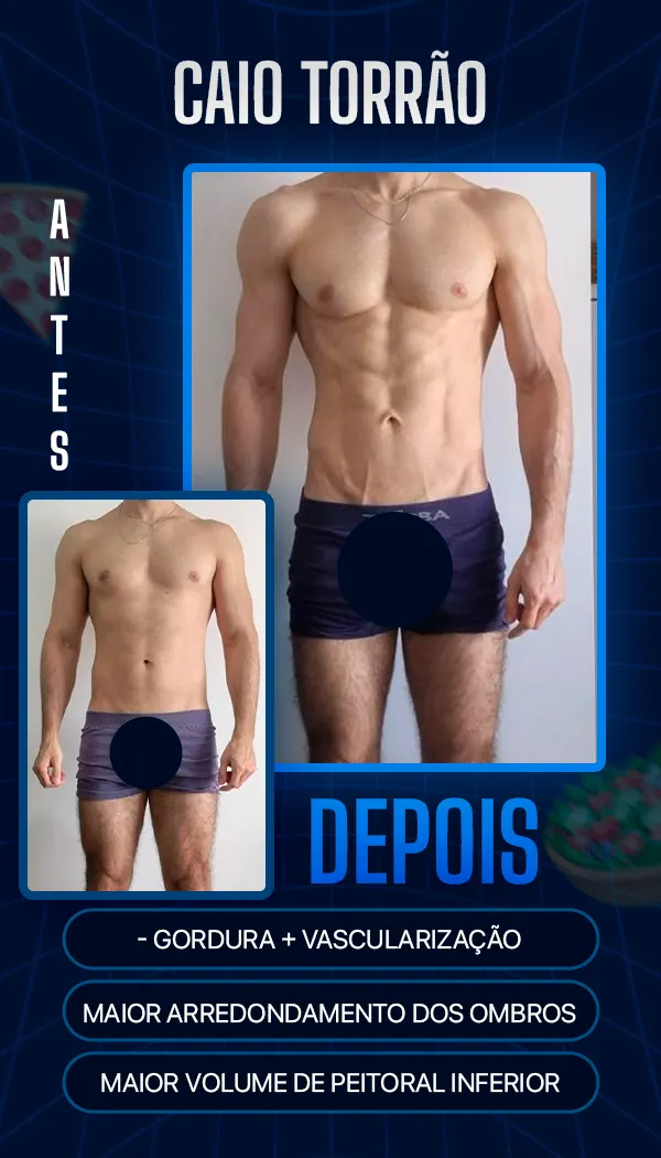 Antes e depois de aluno do BM Team