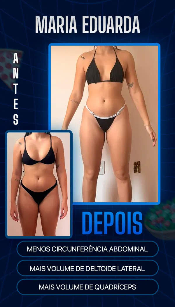 Antes e depois de aluno do BM Team