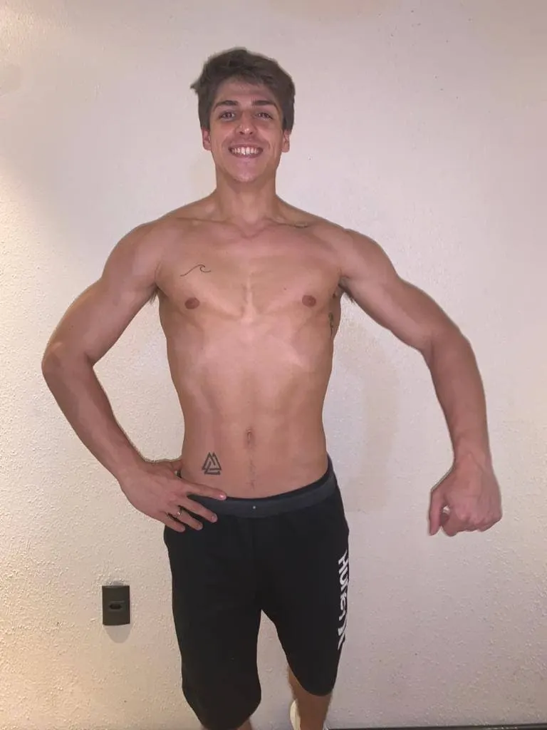 Bruno no início dos treinos